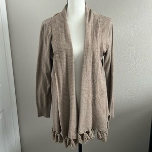 Pink Clover Franz Fringe Detail Cardigan